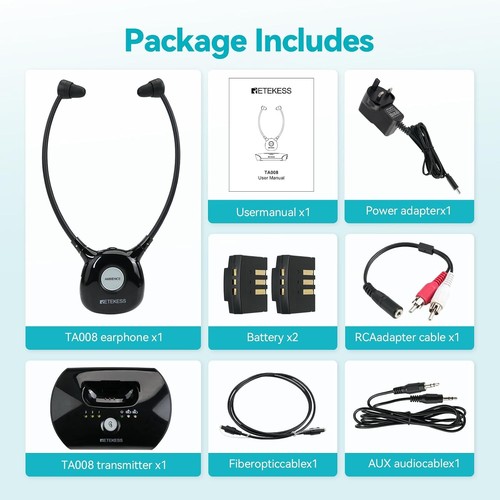 Retekess ta008 cuffie wireless - cuffie,